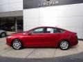 Ford Fusion SE Ruby Red Metallic photo #2