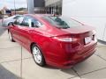 Ford Fusion SE Ruby Red Metallic photo #3