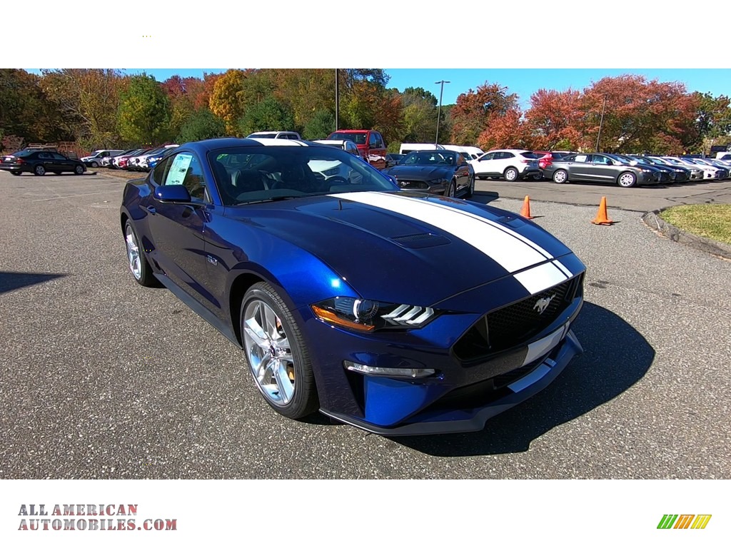 2020 Mustang GT Premium Fastback - Kona Blue / Ebony photo #1