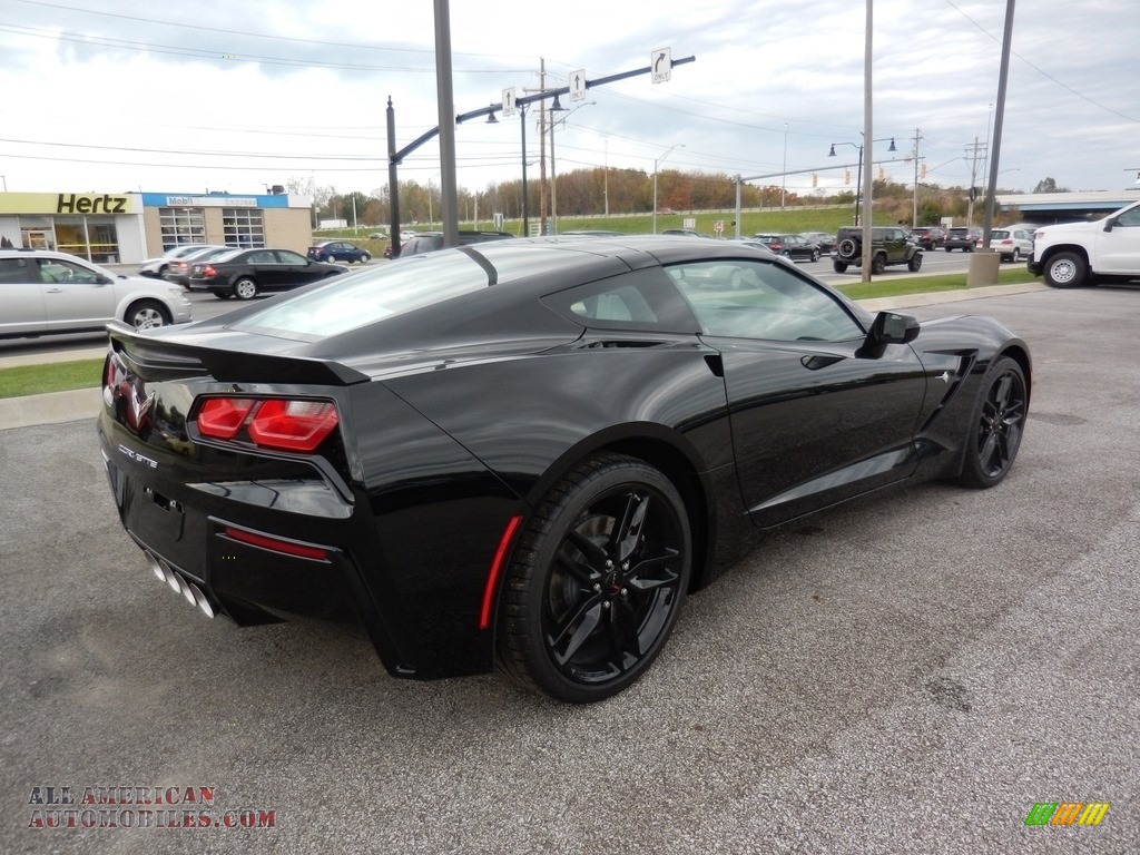 2019 Corvette Stingray Coupe - Black / Black photo #4