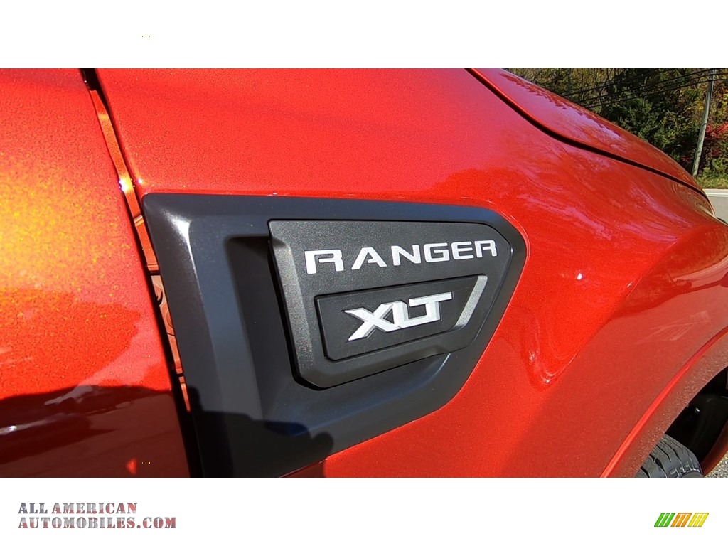 2019 Ranger XLT SuperCrew 4x4 - Hot Pepper Red Metallic / Ebony photo #25