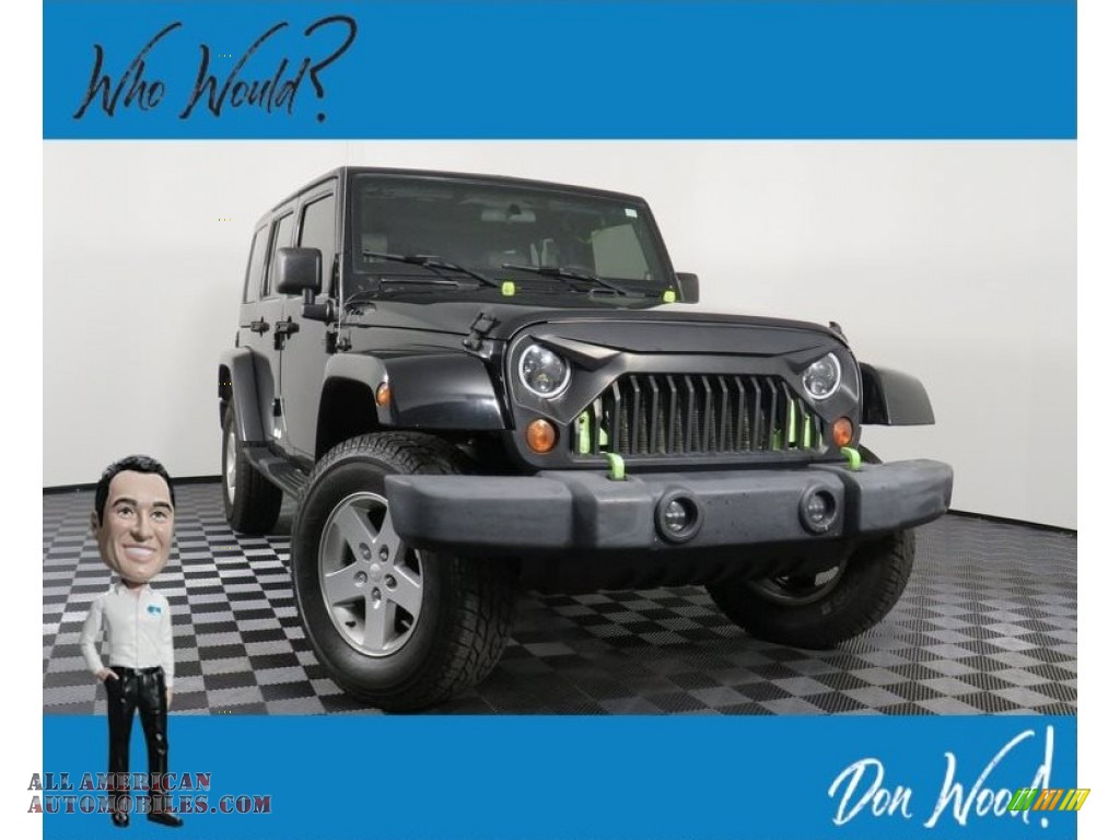 Black / Dark Slate Gray/Med Slate Gray Jeep Wrangler Unlimited Sahara 4x4