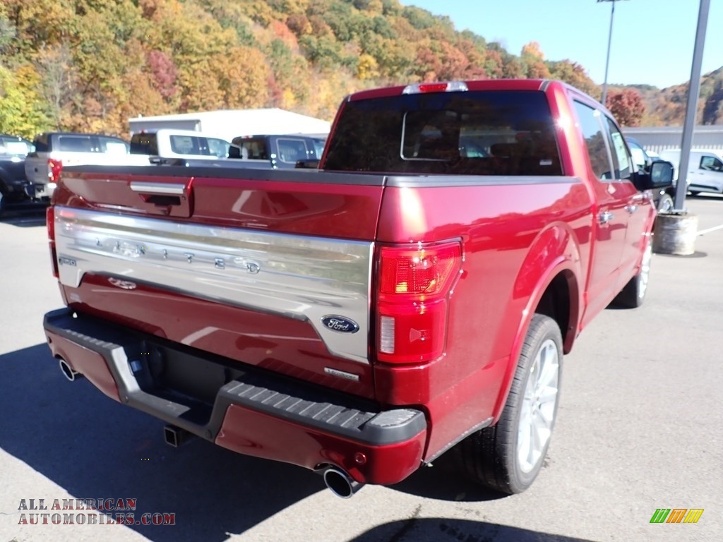 2019 F150 Limited SuperCrew 4x4 - Ruby Red / Limited Camelback photo #2