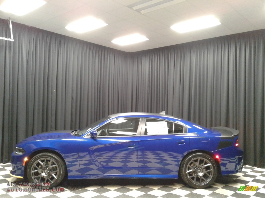 Indigo Blue / Black Dodge Charger R/T