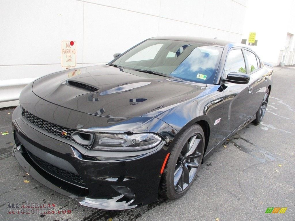 2019 Charger R/T Scat Pack - Pitch Black / Black photo #10