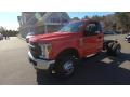 Ford F350 Super Duty XL Regular Cab 4x4 Chassis Race Red photo #10
