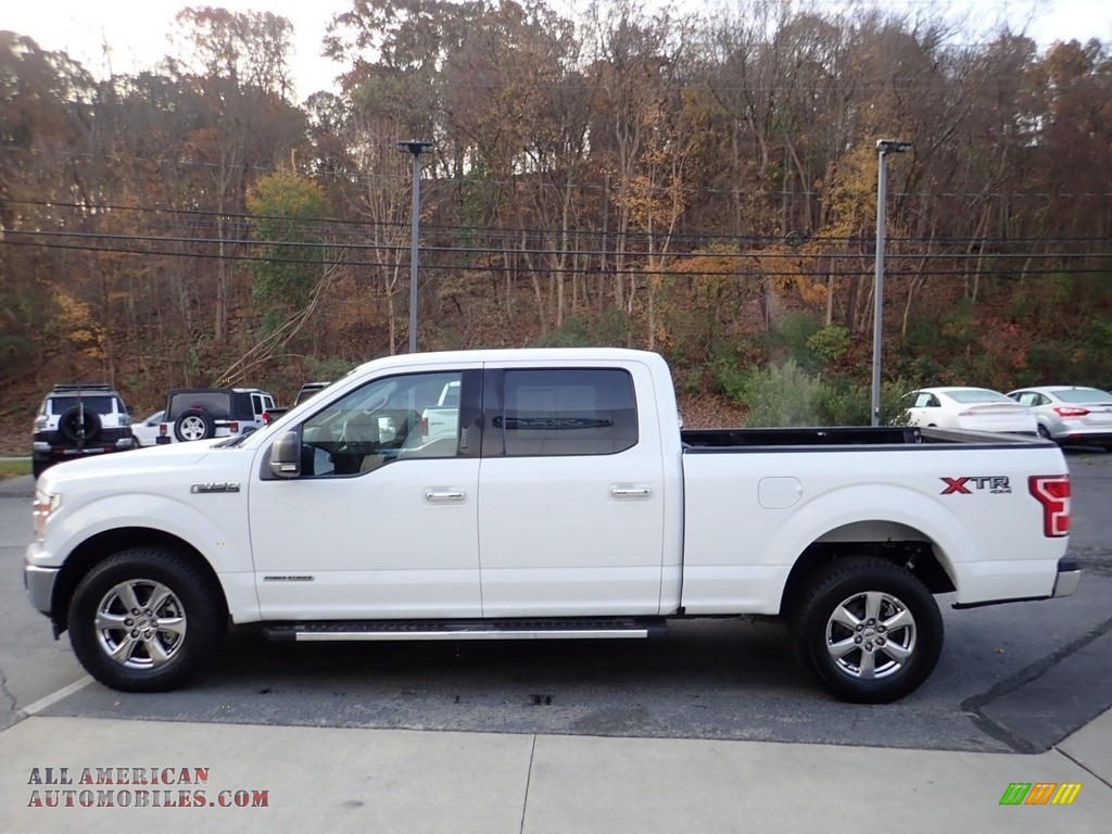 2018 Ford F150 Xlt Supercrew 4x4 In Oxford White Photo #5 - D63141 