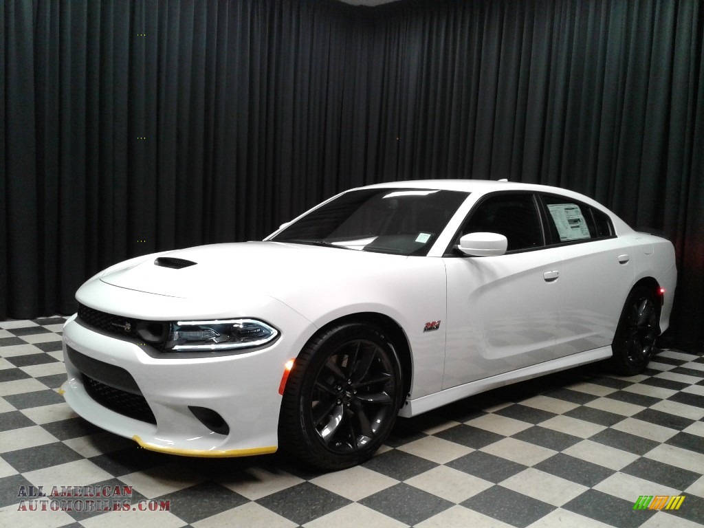 2019 Charger R/T Scat Pack - White Knuckle / Black photo #2
