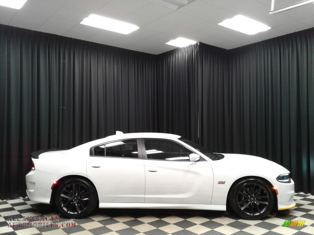 2019 Charger R/T Scat Pack - White Knuckle / Black photo #5