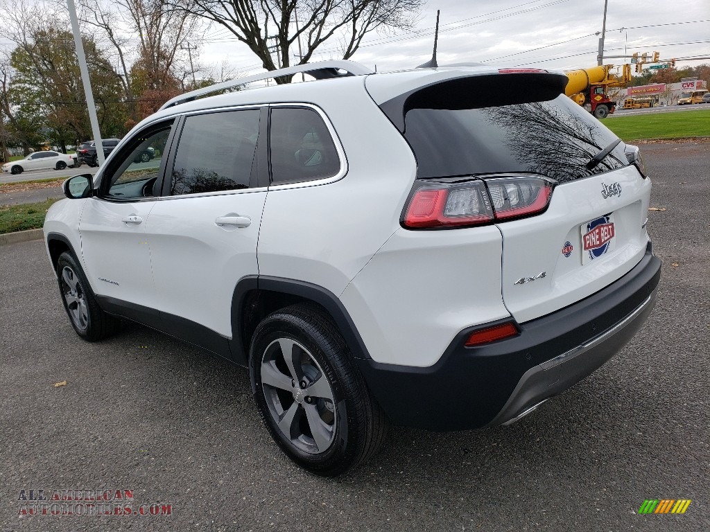 2020 Cherokee Limited 4x4 - Bright White / Ski Gray/Black photo #4