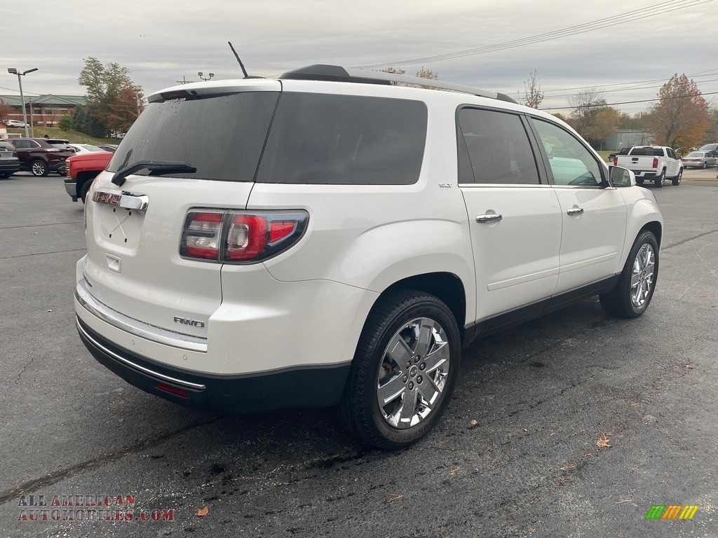 2017 Acadia Limited AWD - White Frost Tricoat / Dark Cashmere photo #6