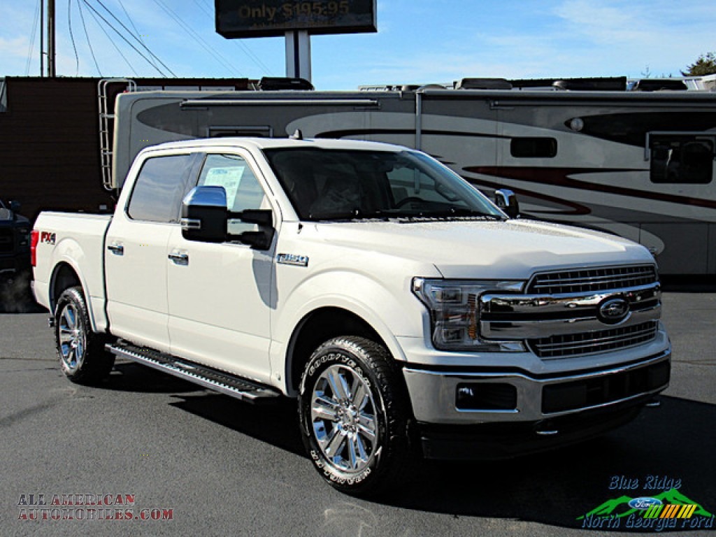 2020 Ford F150 Lariat SuperCrew 4x4 in Star White photo #7 - A05583