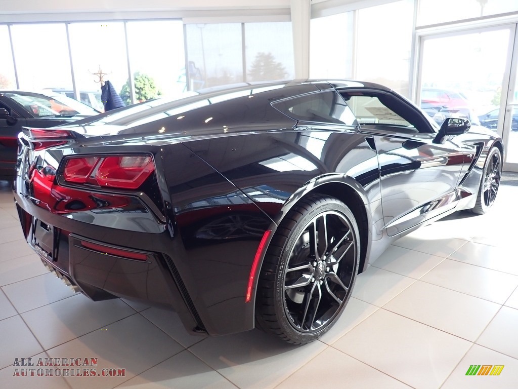 2019 Corvette Stingray Coupe - Black / Adrenaline Red photo #7