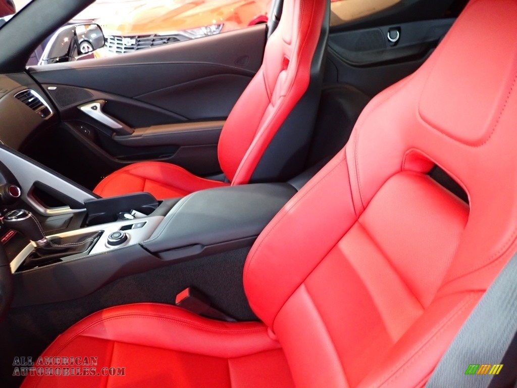 2019 Corvette Stingray Coupe - Black / Adrenaline Red photo #10