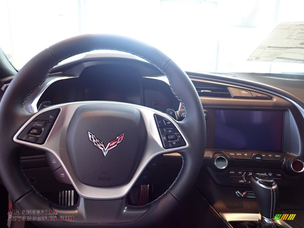2019 Corvette Stingray Coupe - Black / Adrenaline Red photo #18