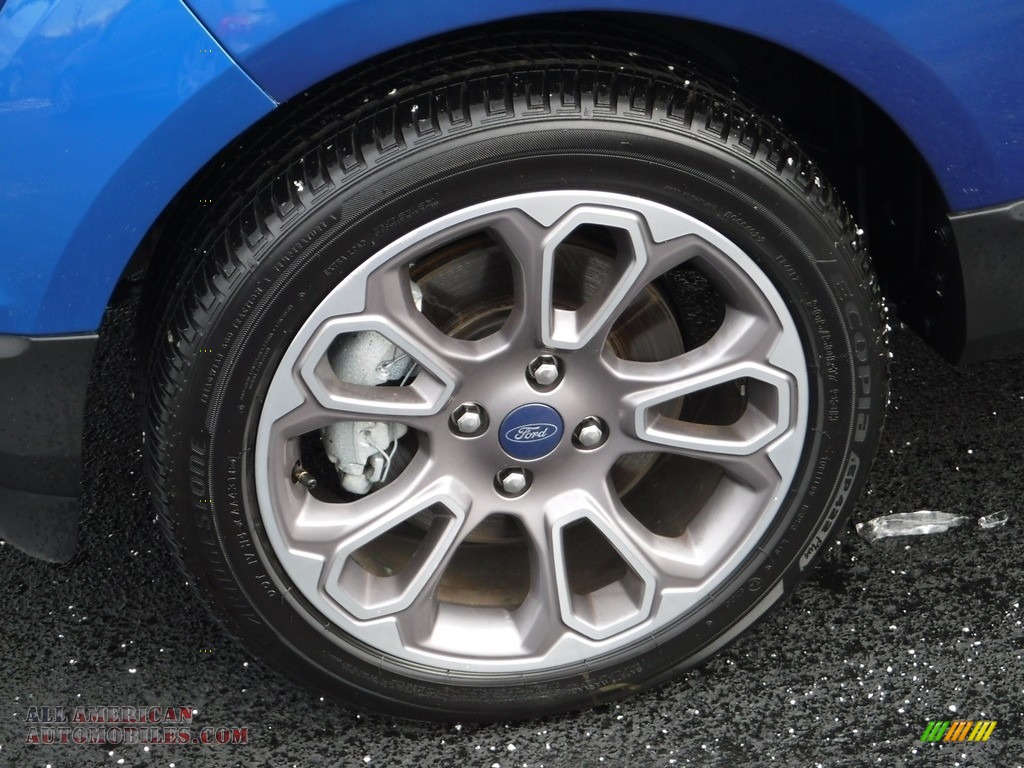 2019 EcoSport Titanium 4WD - Lightning Blue Metallic / Ebony Black photo #3