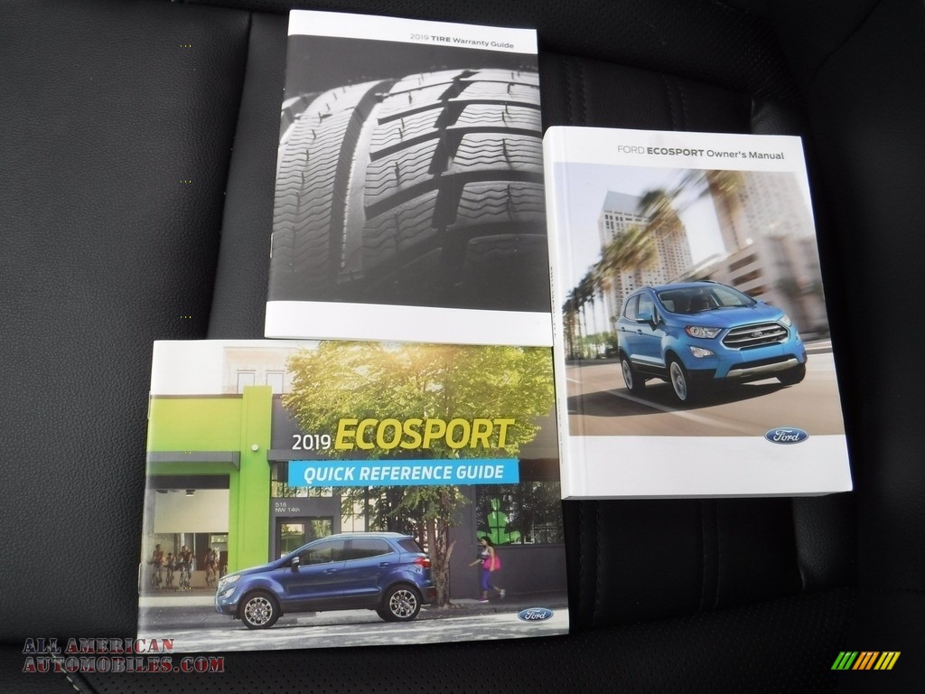2019 EcoSport Titanium 4WD - Lightning Blue Metallic / Ebony Black photo #31