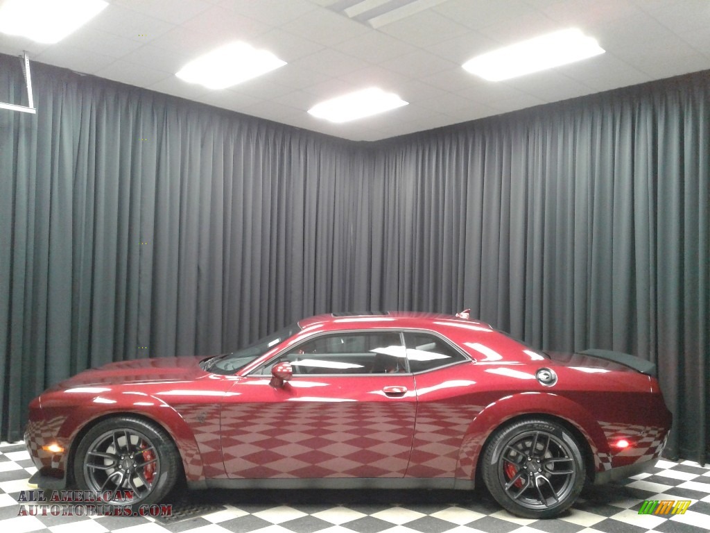 Octane Red Pearl / Demonic Red/Black Dodge Challenger SRT Hellcat Redeye Widebody