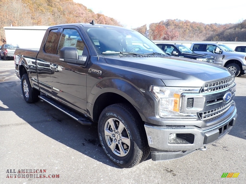 2019 F150 XLT SuperCab 4x4 - Magnetic / Earth Gray photo #3