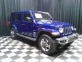 Jeep Wrangler Unlimited Sahara 4x4 Ocean Blue Metallic photo #4