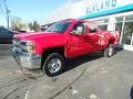 Chevrolet Silverado 2500HD Work Truck Double Cab 4WD Red Hot photo #1