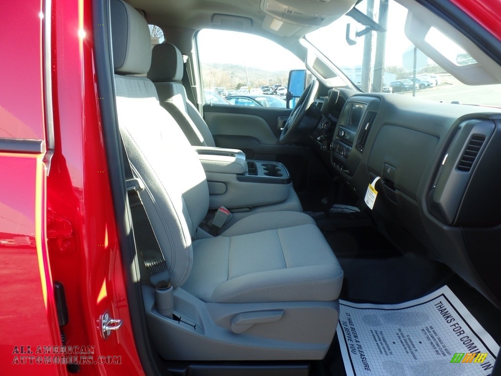 2019 Silverado 2500HD Work Truck Double Cab 4WD - Red Hot / Dark Ash/Jet Black photo #37