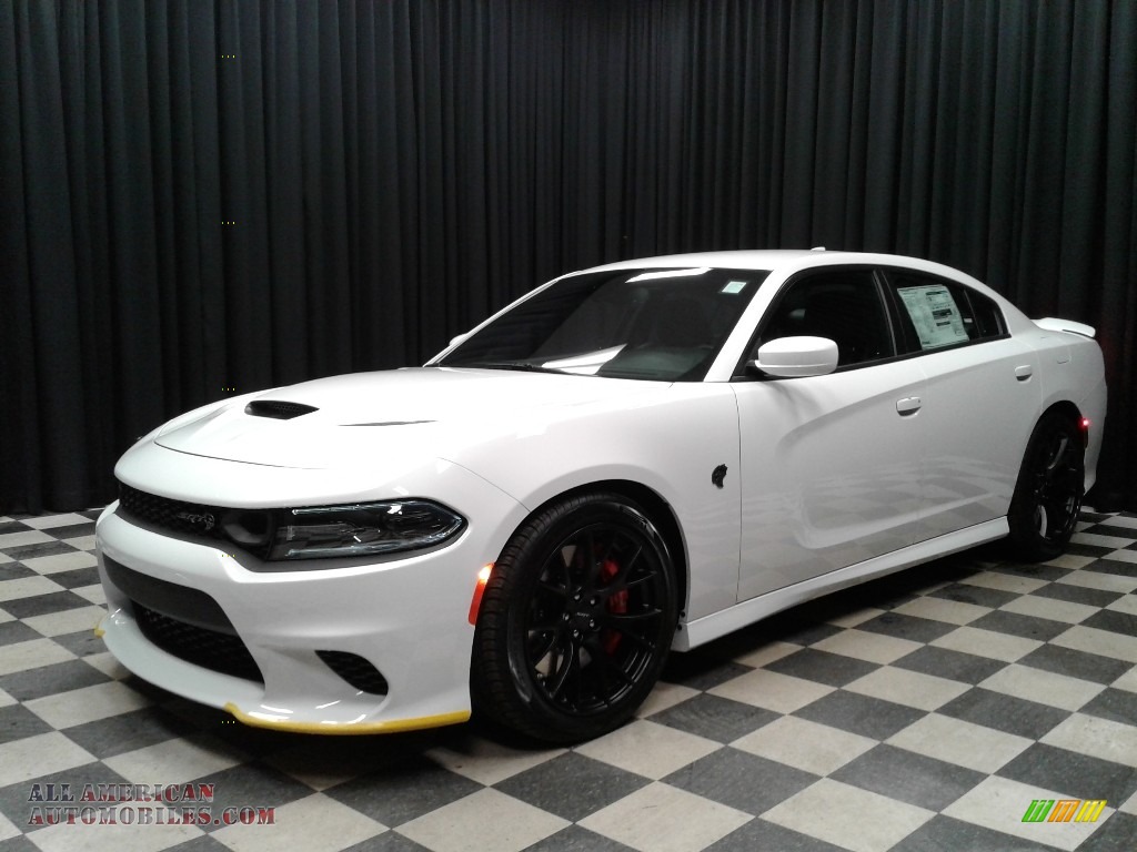 2019 Charger SRT Hellcat - White Knuckle / Black photo #2