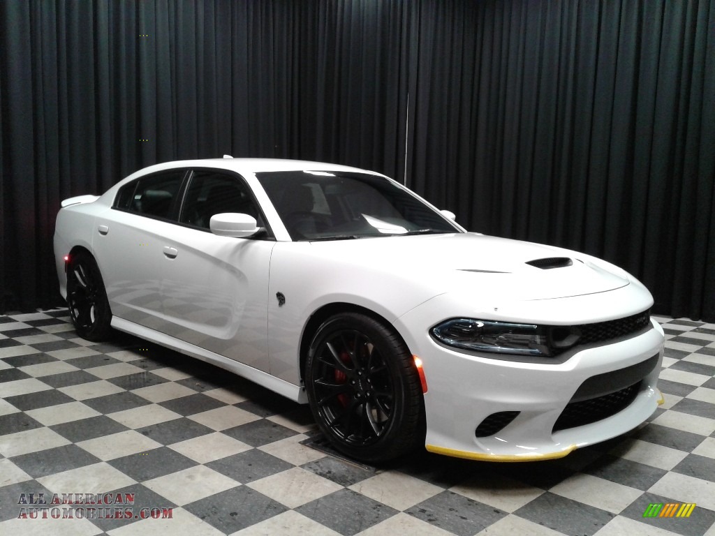2019 Charger SRT Hellcat - White Knuckle / Black photo #4