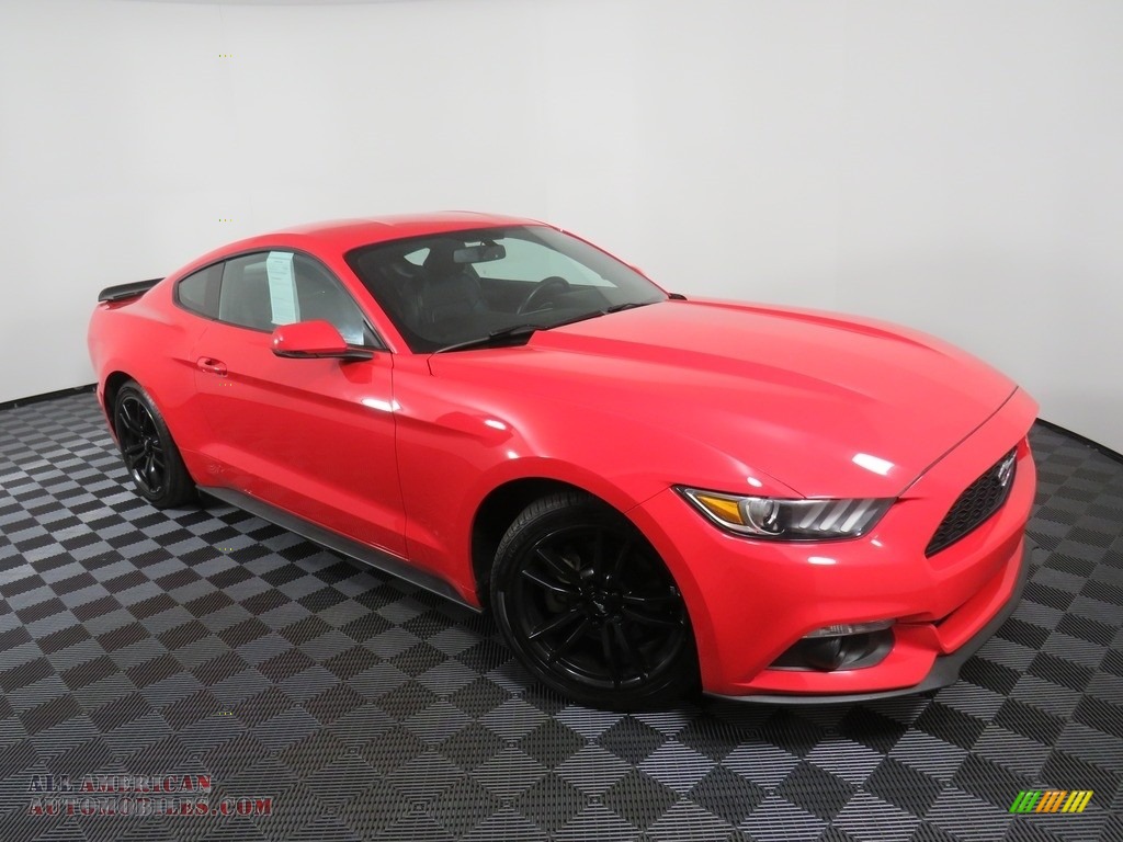 2015 Mustang EcoBoost Coupe - Race Red / Ebony photo #3