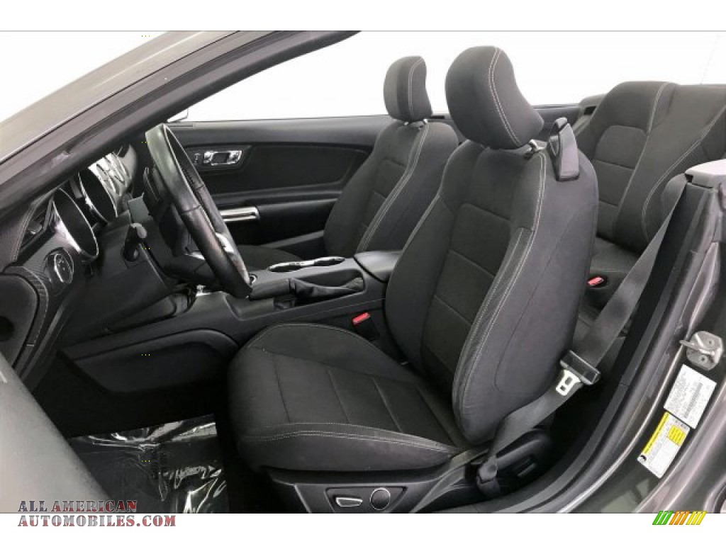 2015 Mustang V6 Convertible - Magnetic Metallic / Ebony photo #14