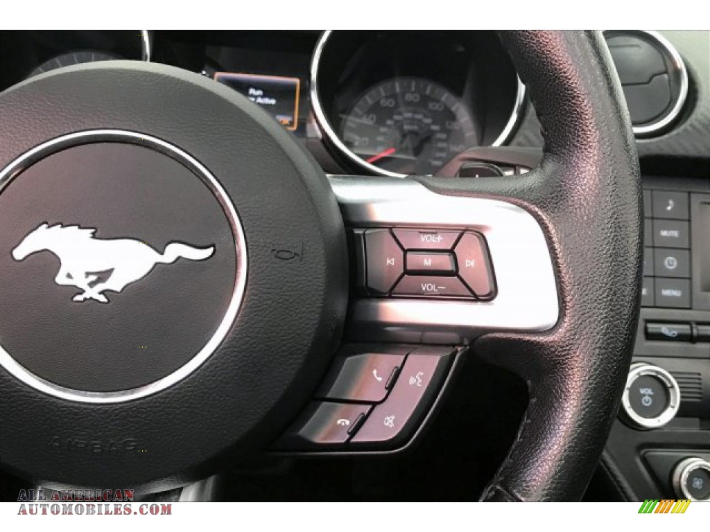 2015 Mustang V6 Convertible - Magnetic Metallic / Ebony photo #19