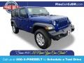 Jeep Wrangler Unlimited Sport 4x4 Ocean Blue Metallic photo #1