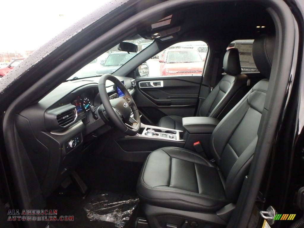 2020 Explorer XLT 4WD - Agate Black Metallic / Ebony photo #13
