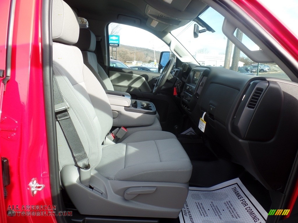 2019 Silverado 2500HD Work Truck Double Cab 4WD - Red Hot / Dark Ash/Jet Black photo #35