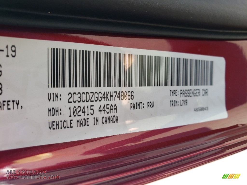 2019 Challenger SXT AWD - Octane Red Pearl / Black photo #10