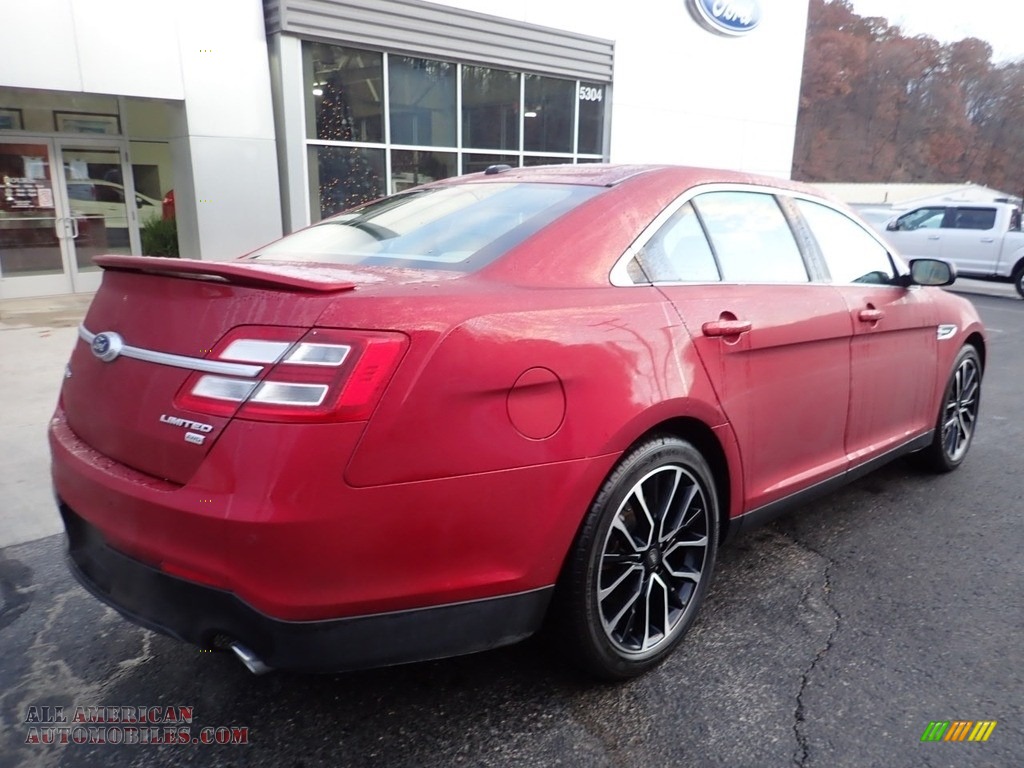 2019 Taurus Limited AWD - Ruby Red / Dune photo #2