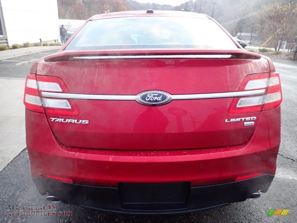 2019 Taurus Limited AWD - Ruby Red / Dune photo #3