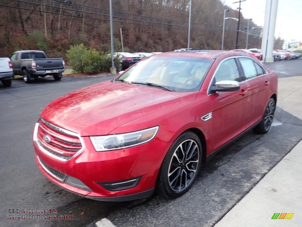 2019 Taurus Limited AWD - Ruby Red / Dune photo #6