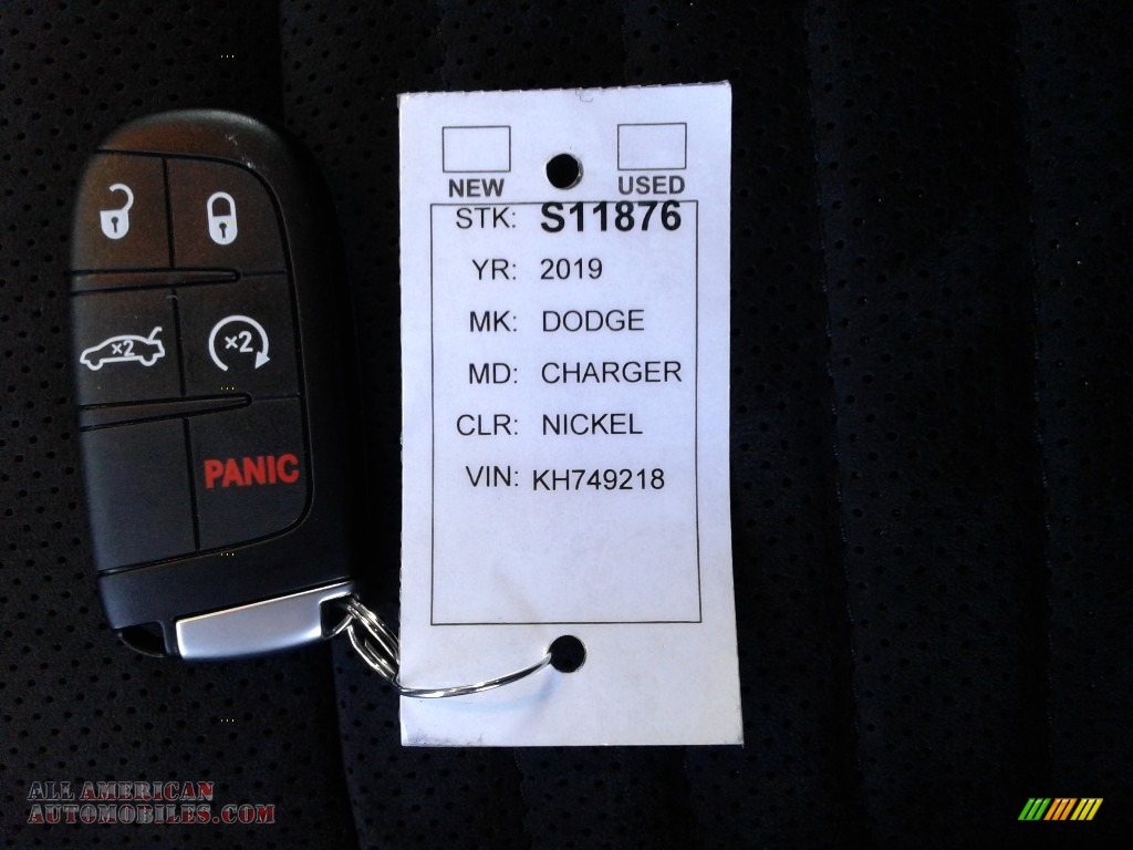 2019 Charger Daytona - Triple Nickel / Black photo #33