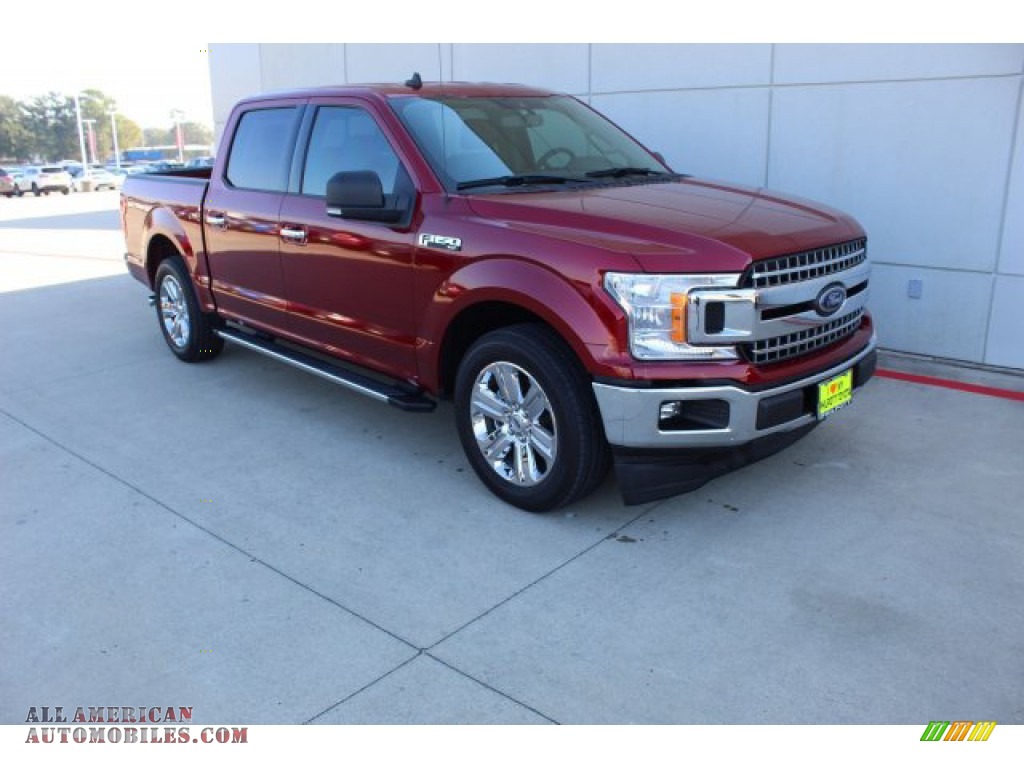 2019 F150 XLT SuperCrew - Ruby Red / Earth Gray photo #2