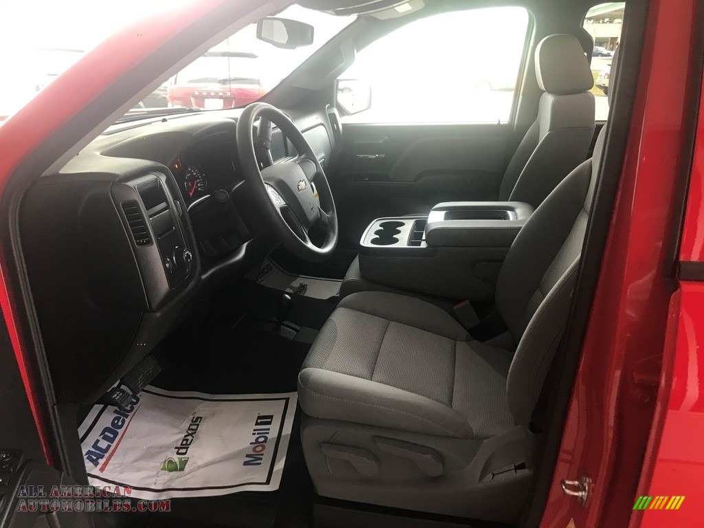 2019 Silverado LD Custom Double Cab 4x4 - Red Hot / Dark Ash/Jet Black photo #8