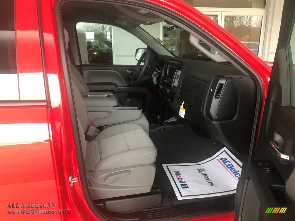 2019 Silverado LD Custom Double Cab 4x4 - Red Hot / Dark Ash/Jet Black photo #13