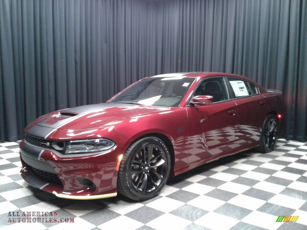 2019 Charger Scat Pack Stars & Stripes Edition - Octane Red Pearl / Black photo #2