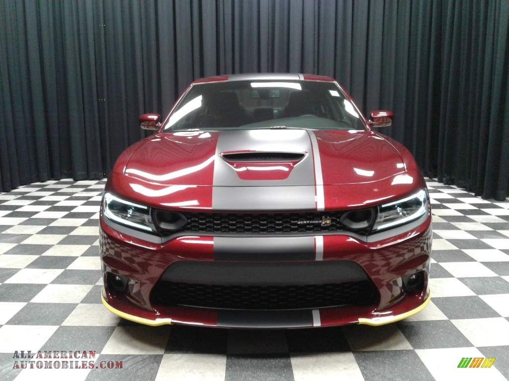 2019 Charger Scat Pack Stars & Stripes Edition - Octane Red Pearl / Black photo #3