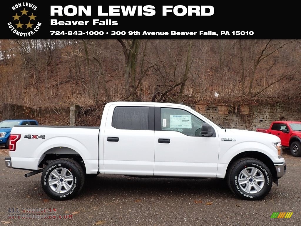 Oxford White / Earth Gray Ford F150 XLT SuperCrew 4x4