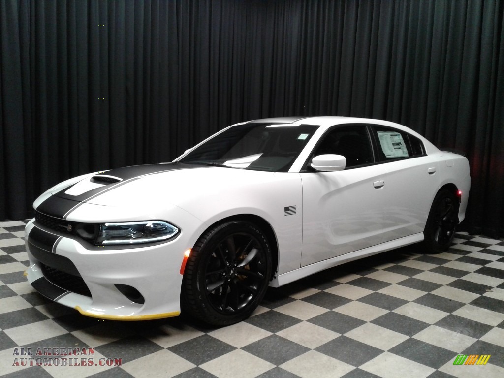 2019 Charger Scat Pack Stars & Stripes Edition - White Knuckle / Black photo #2