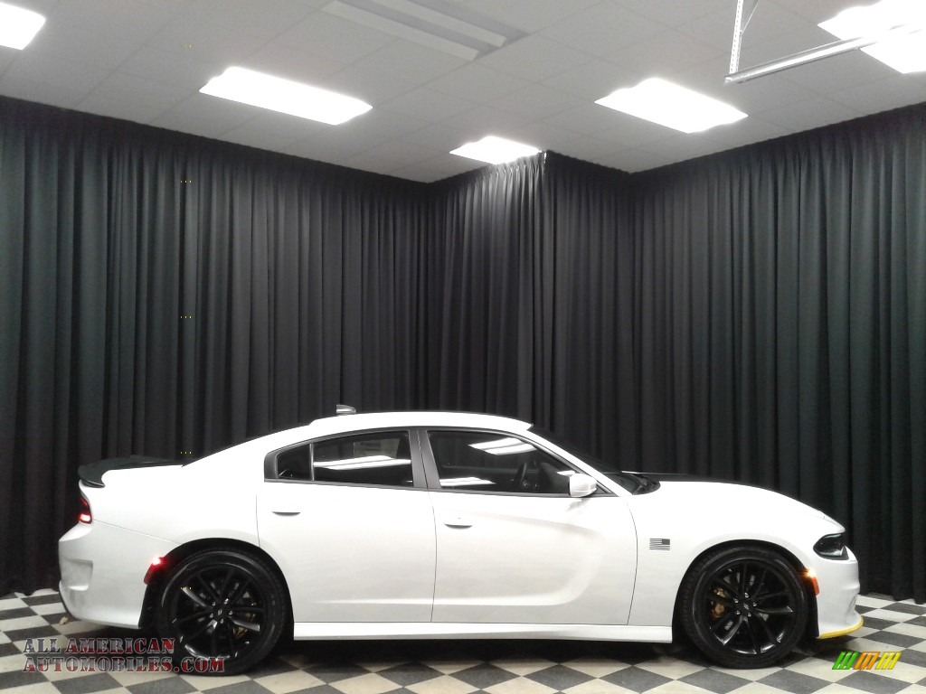 2019 Charger Scat Pack Stars & Stripes Edition - White Knuckle / Black photo #5