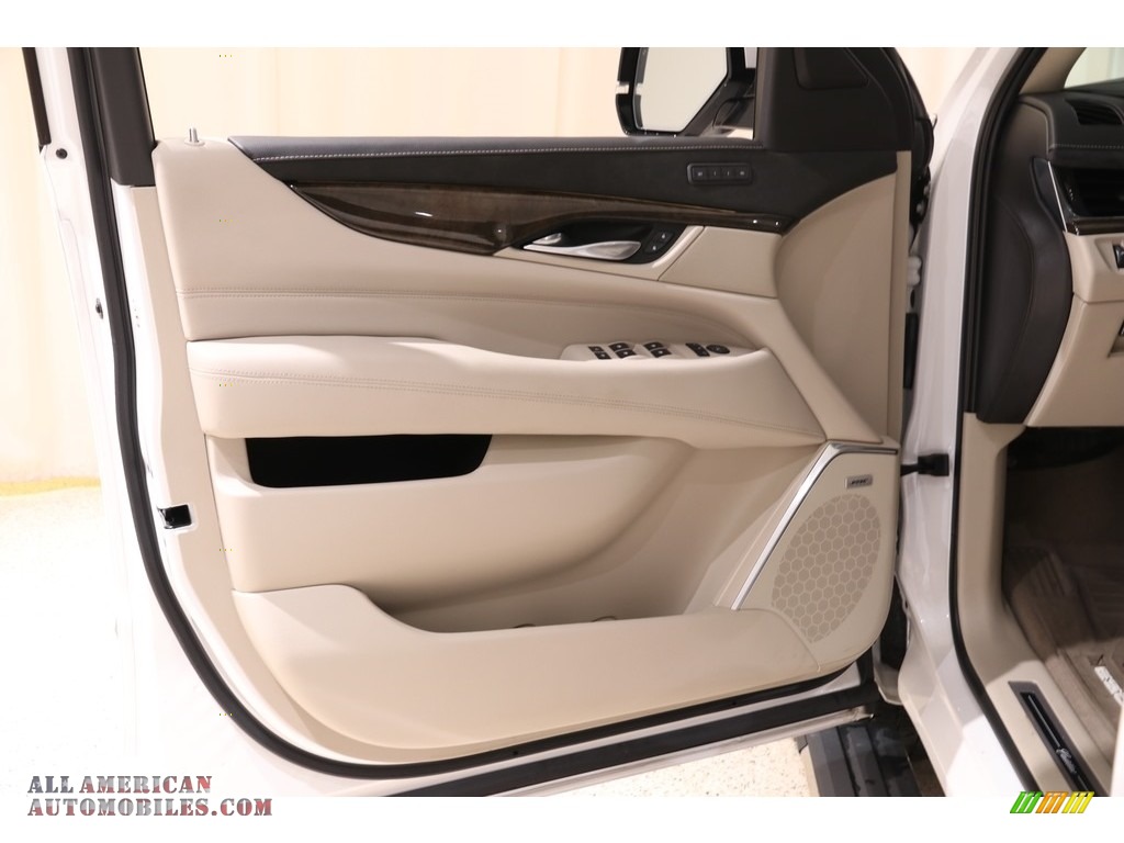 2019 Escalade ESV Premium Luxury 4WD - Crystal White Tricoat / Shale/Jet Black Accents photo #4