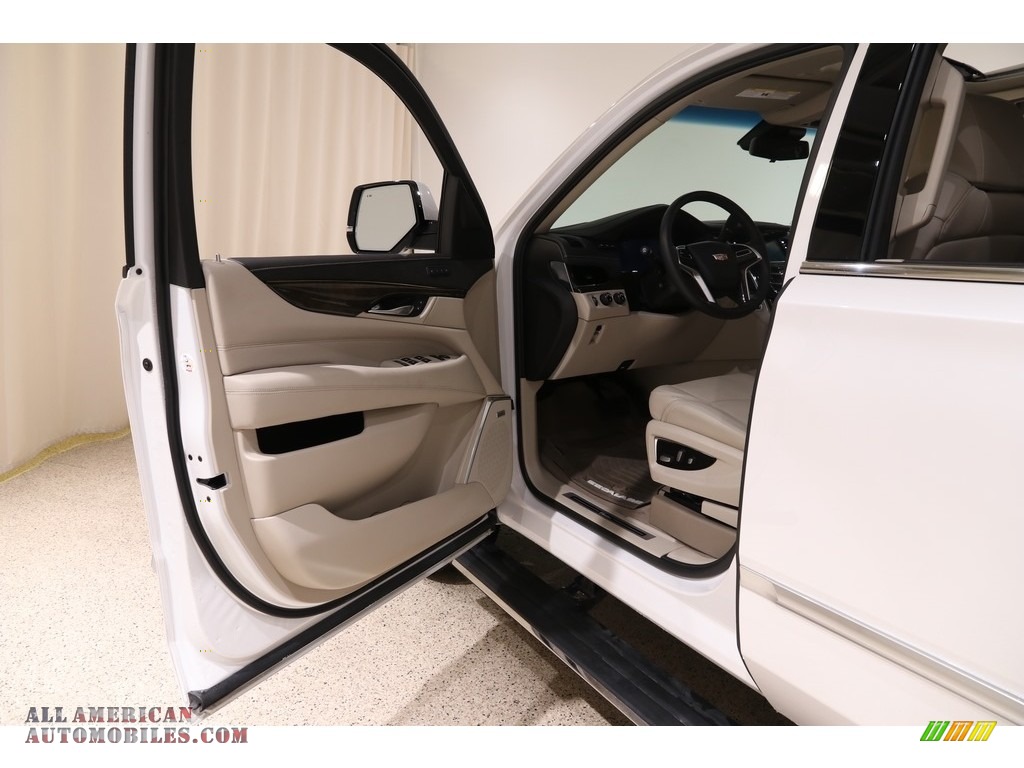2019 Escalade ESV Premium Luxury 4WD - Crystal White Tricoat / Shale/Jet Black Accents photo #5