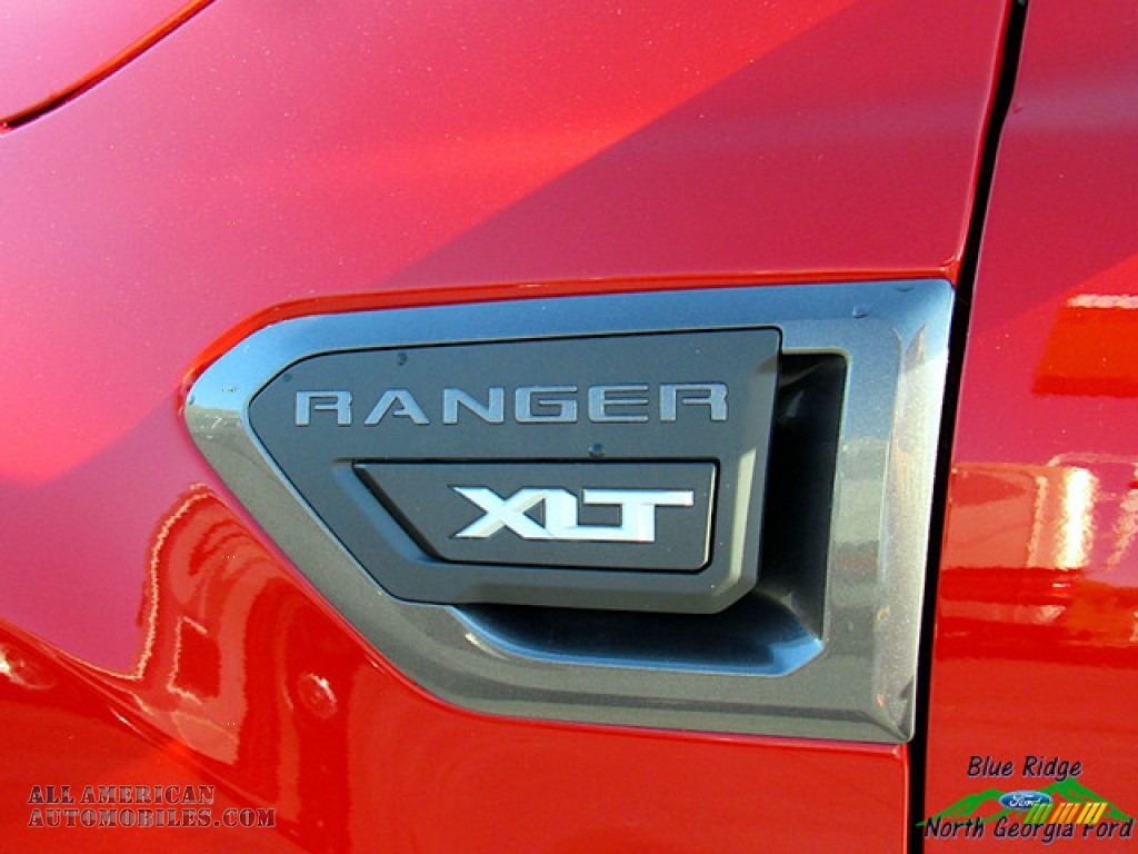2019 Ranger XLT SuperCrew 4x4 - Hot Pepper Red Metallic / Ebony photo #34